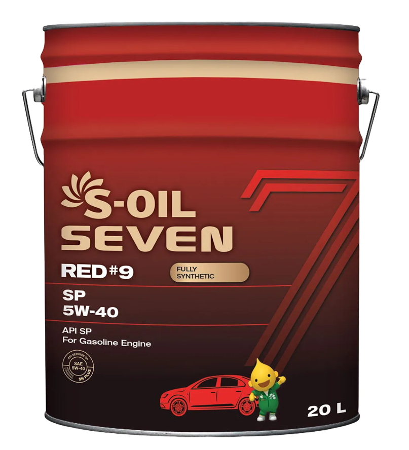 Моторное масло S-OIL SEVEN RED 9 5W-40, 20л